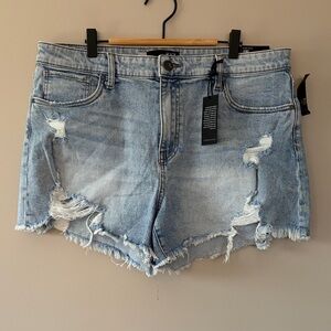 NWT Kut From the Kloth High Rise Jane Long Short Size 14 Denim Jean Blue
